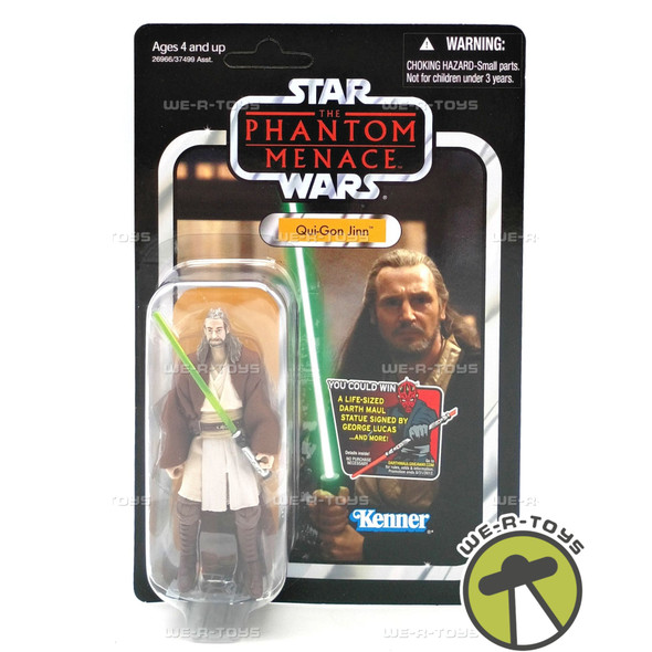 Star Wars The Phantom Menace Qui-Gon Jinn Action Figures 2011 Kenner 26966