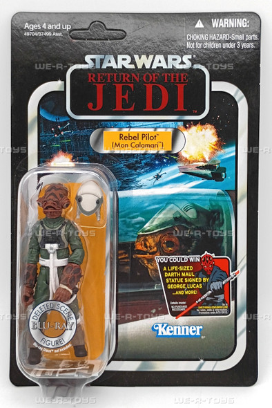 Star Wars Return of The Jedi Rebel Pilot Mon Calamari Action Figure 2011 Kenner