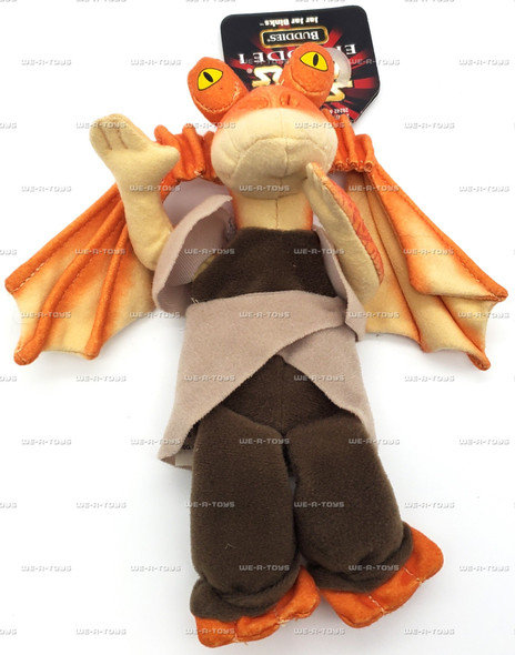Star Wars Episode I Jar Jar Binks Buddies 6" Bean Bag Plush 1998 Hasbro #26247