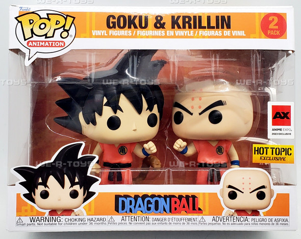 Funko POP Animation Dragon Ball Goku and Krillin 2pk Collectible Vinyl Figure
