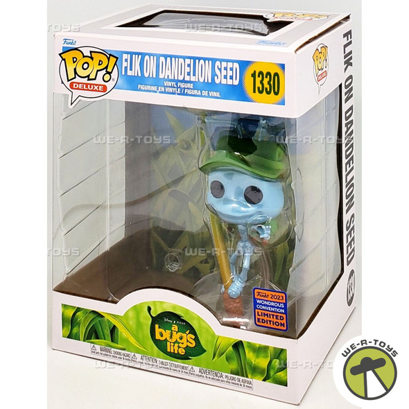 Funko POP Movies Disney Pixar A Bug's Life Flik on Dandelion Seed 1330 Figure