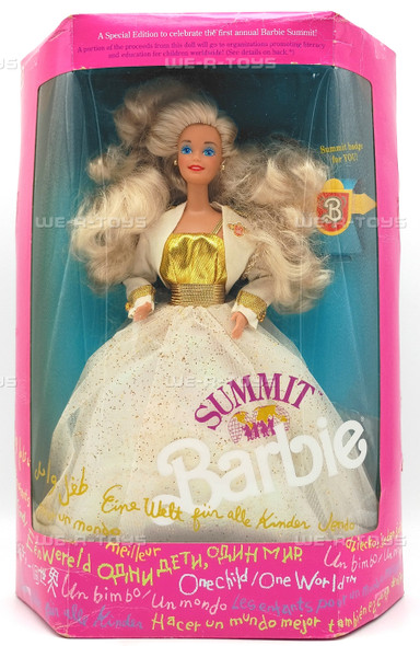 Summit Barbie Doll Special First Edition & Summit Badge 1990 Mattel 7027 Blonde