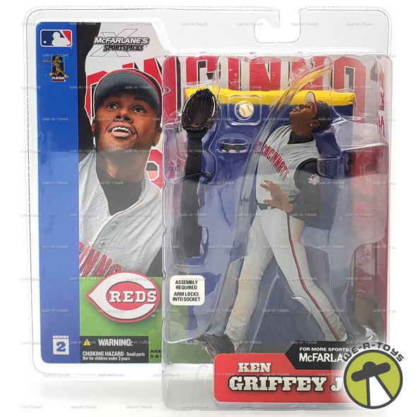 MLB Cincinnati Reds #30 Ken Griffey Jr. Action Figure 2002 McFarlane #70256