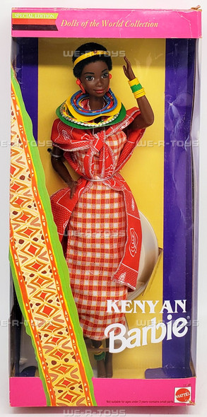 Kenyan Barbie Doll Dolls of the World Collection 1993 Mattel 11181