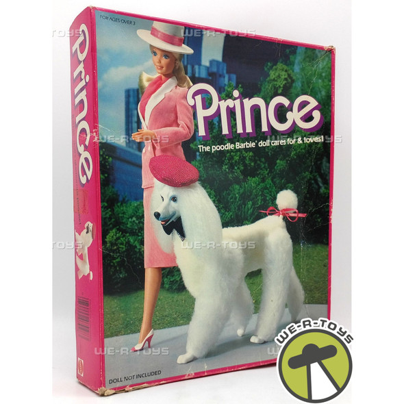 Prince Barbie Doll's Glamorous Poodle & Accessories1984 Mattel #7928
