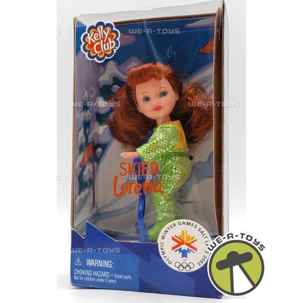 Kelly Club Skier Lorena Barbie Doll Winter Olympic Games Salt Lake 2002 Mattel
