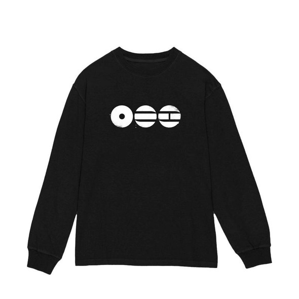 BTS Long Sleeve T-Shirt Black Size Large