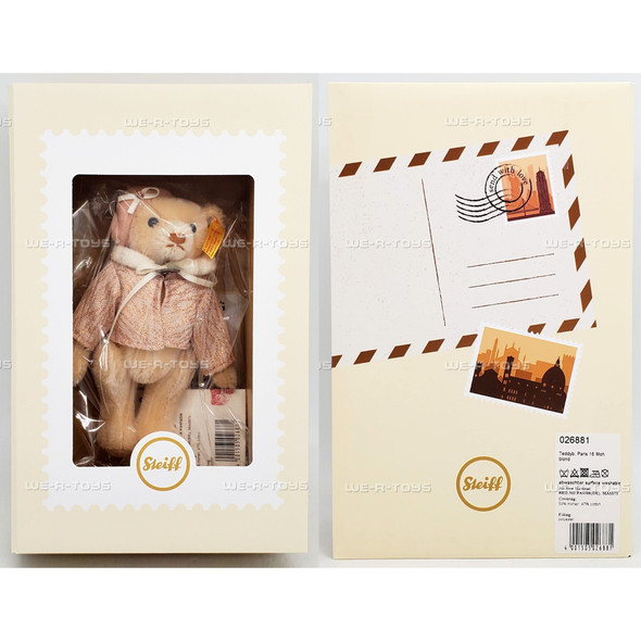 Steiff Great Escapes Paris Teddy Bear in Gift Box 02688