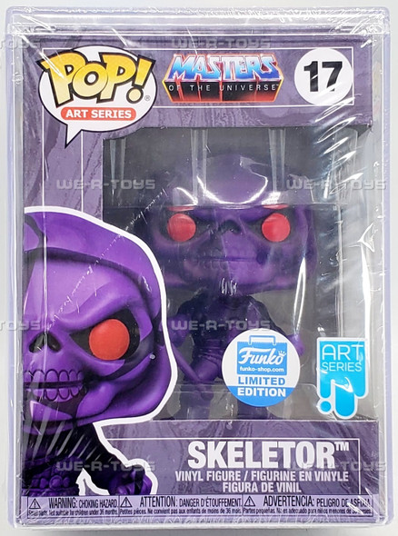 Funko POP Art Series Masters of The Universe Skeletor 17 Vinyl Figure in Case