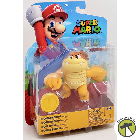 Nintendo Super Mario World Boom Boom Action Figure with Coin Jakks Pacific