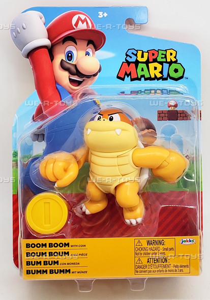 Nintendo Super Mario World Boom Boom Action Figure with Coin Jakks Pacific