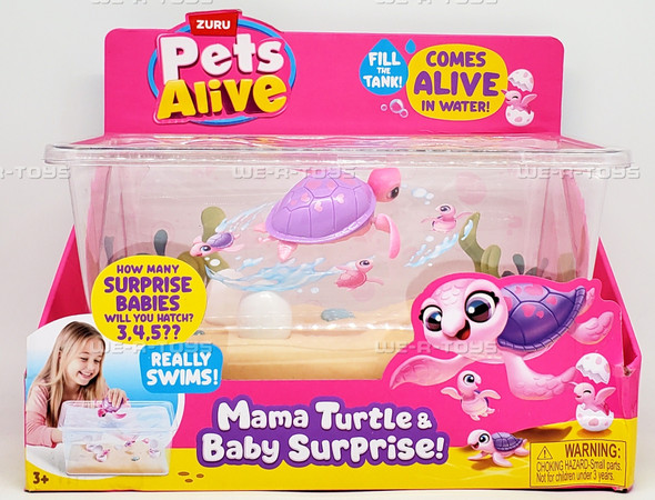 Pets Alive Mommy Turtle and Baby Surprise Playset 2025 ZURU 9560