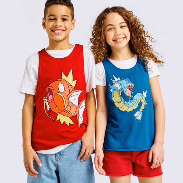 Kids' Gyarados Magikarp Pokémon x Target Reversible Trainer Jersey Size Large