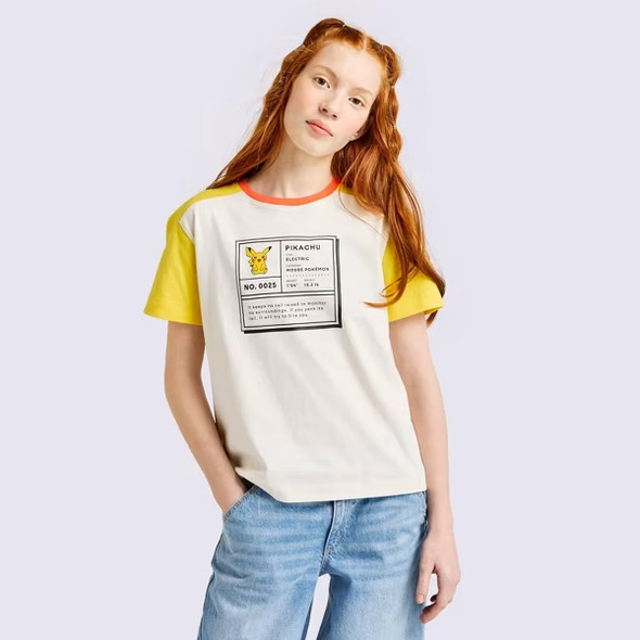 Youth Pikachu Pokémon x Target Graphic Short Sleeve Crewneck T-Shirt Medium