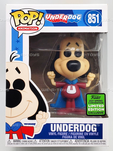 Funko POP Animation Underdog 851 Vinyl Figure ECCC 2021 Exclusive