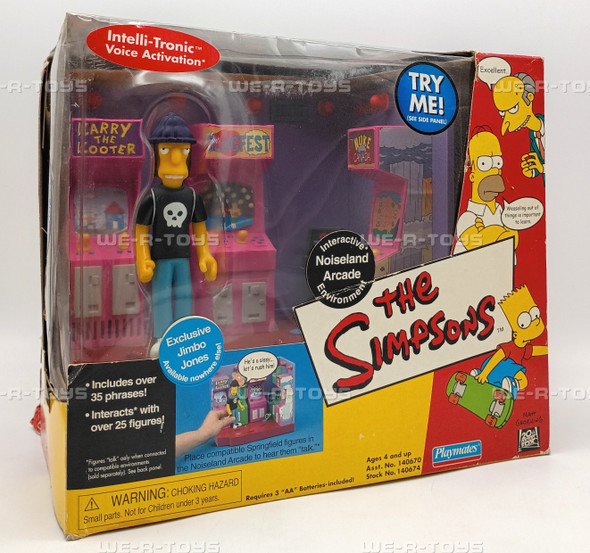 The Simpson's Noiseland Arcade Interactive Environment & Jimbo Jones Figure 2001
