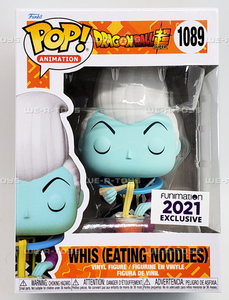 Funko POP Animation Dragon Ball Z Whis Eating Noodles 1089 Vinyl Figure