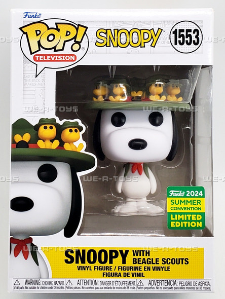 Funko POP Television Peanuts Snoopy with Beagle Scouts 1553 Vinyl Figure