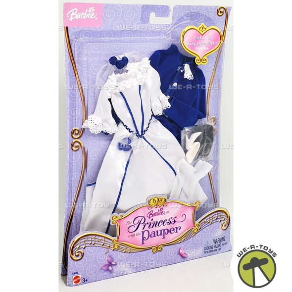Barbie as The Princess and The Pauper Erika and King Dominick Fashion Set C4052