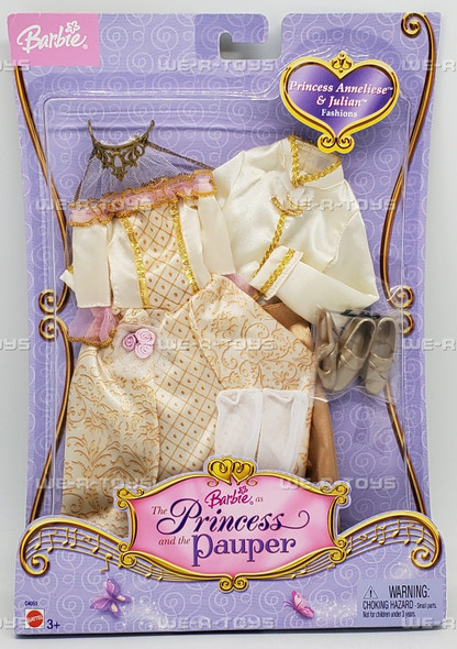 Barbie as The Princess and the Pauper Princess Anneliese & Julian Fashion C4051