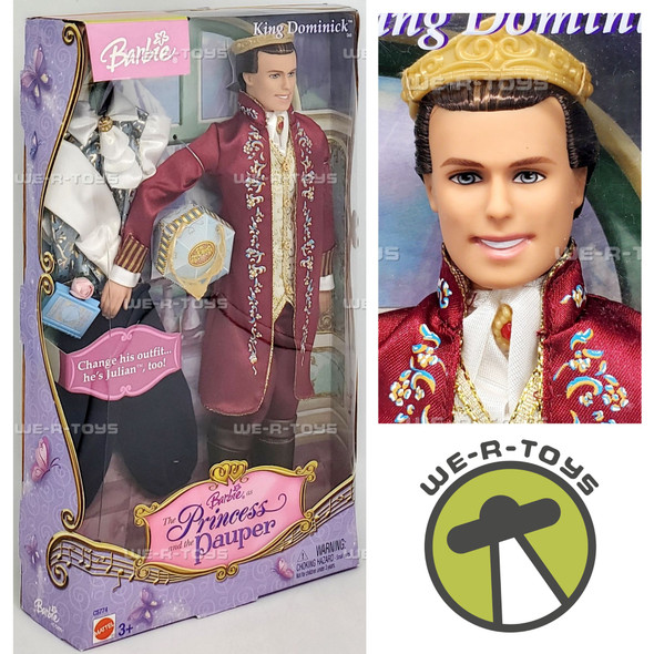 Barbie as The Princess and the Pauper King Dominick Doll 2004 Mattel C5774