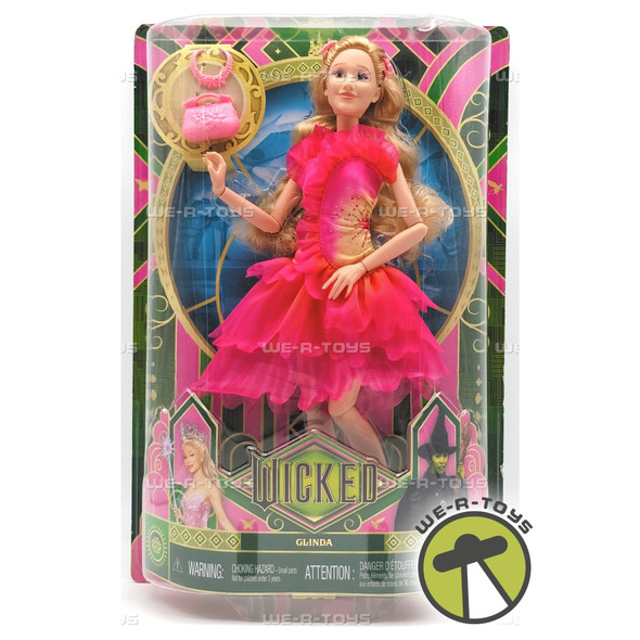 Wicked Glinda Fashion Doll In Pink Dress With Accessories 2024 Mattel HXT63