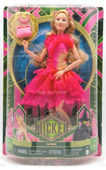 Wicked Glinda Fashion Doll In Pink Dress With Accessories 2024 Mattel HXT63