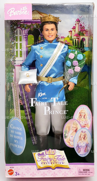 Barbie Fairytale Collection Ken as the Fairy Tale Prince Doll 2003 Mattel B6384
