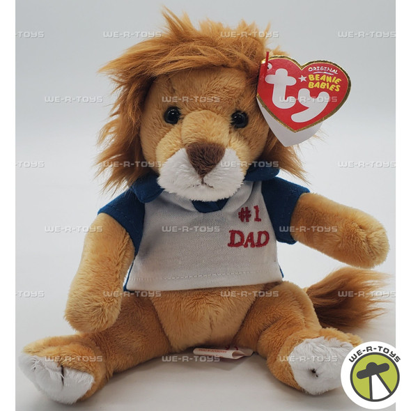 Ty Beanie Baby My Dad the Lion Plush 2007