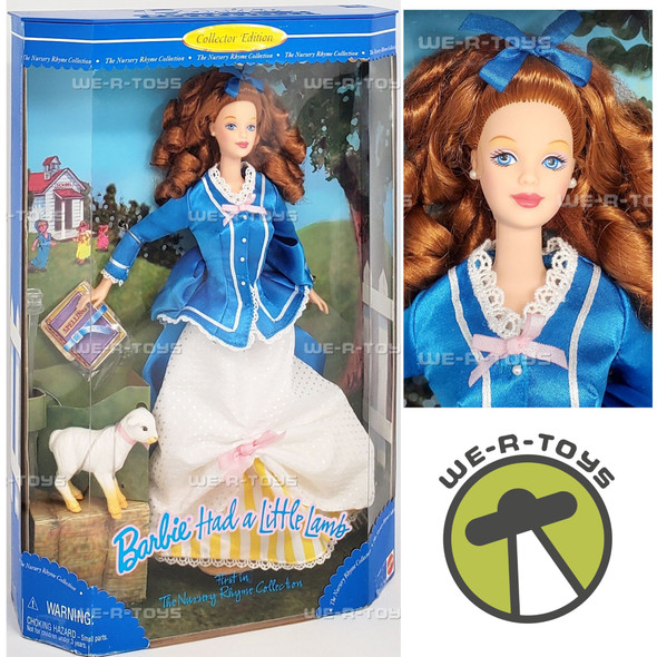 Barbie Had a Little Lamb Doll The Nursery Rhyme Collection 1998 Mattel 21740