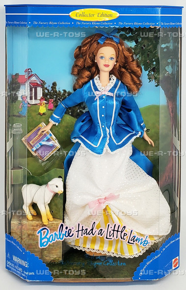 Barbie Had a Little Lamb Doll The Nursery Rhyme Collection 1998 Mattel 21740