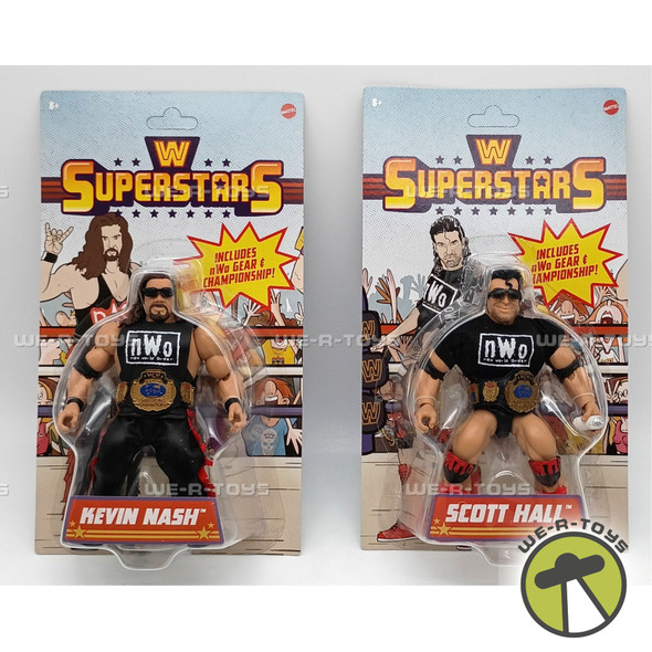 WWE Superstars Scott Hall & Kevin Nash Action Figures 2021 Mattel HDM77/HDM78
