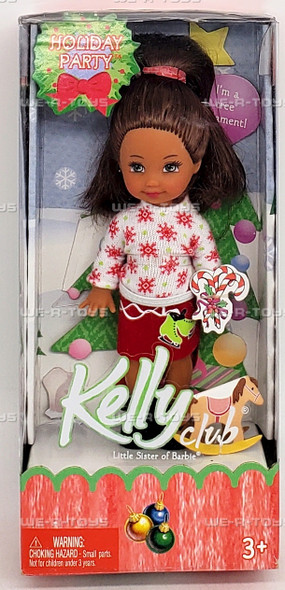 Little Sister of Barbie Kelly Club Holiday Party Keeya Doll 2005 Mattel 25877