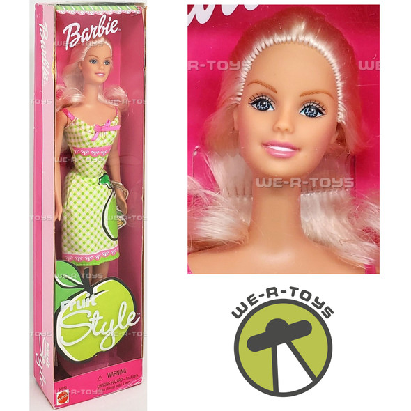 Fruit Style Barbie Doll Green Apple 2001 Mattel 53855
