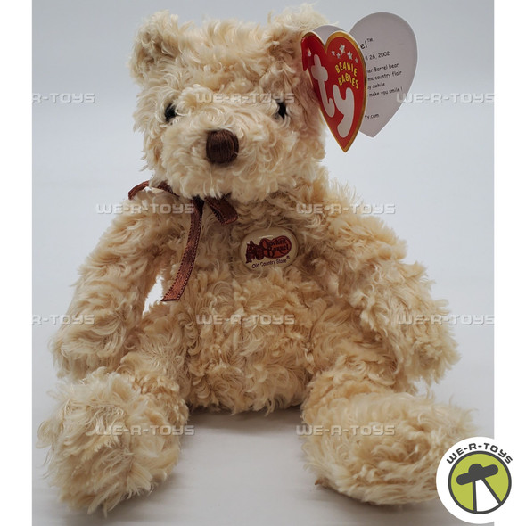 Ty Beanie Baby Herschel the Bear Cracker Barrel Plush 2002