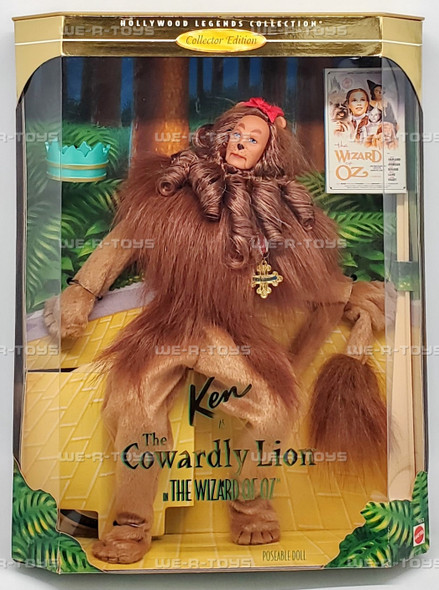 Barbie Ken Doll as The Cowardly Lion in The Wizard of Oz 1996 Mattel 16573