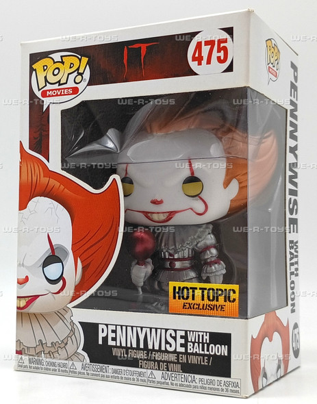 Funko POP! Movies It Pennywise with Balloon #475 Vinyl Figure Exclusive