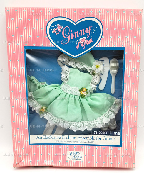 Ginny Dolls Lime Doll Fashion Ensemble Vogue Dolls 1988 No 71-0080F