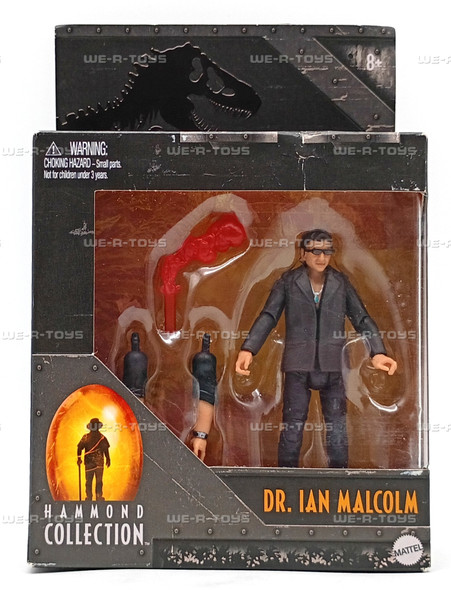 Jurassic Park Dr. Ian Malcolm Action Figure & Accessories Set 2021 Mattel HFG55