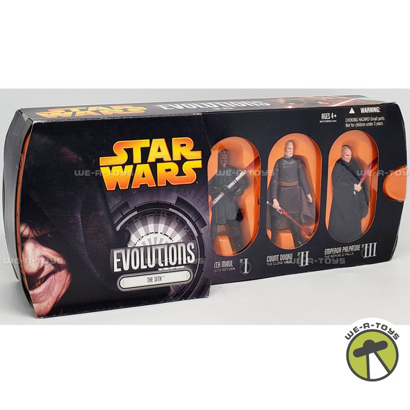 Star Wars Evolution The Sith Action Figure Set 2005 Hasbro 85727