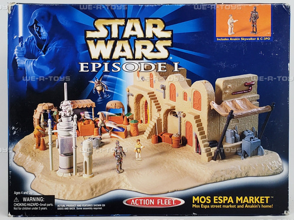 Star Wars Episode I Mos Espa Market Action Fleet Playset 1998 Galoob 68155