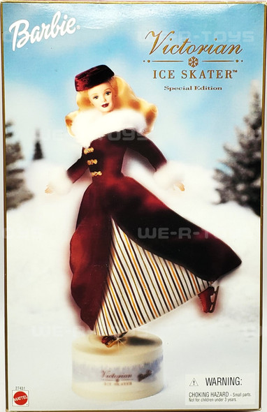 Victorian Ice Skater Barbie Doll Blonde Special Edition 2000 Mattel 27431