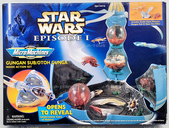 Star Wars Episode I Micro Machines Gungan Sub/Otoh Gunga Inside Action Set 79003