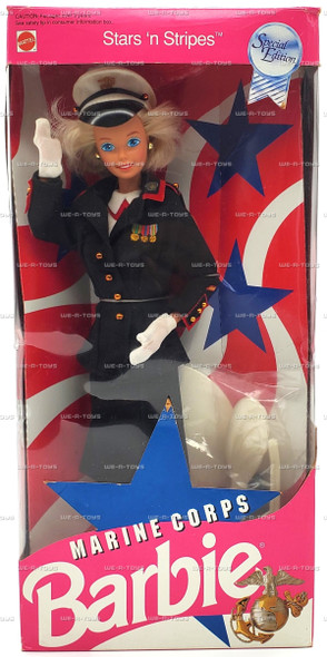 Stars 'n Stripes Marine Corps Barbie Special Edition Doll 1991 Mattel #7549