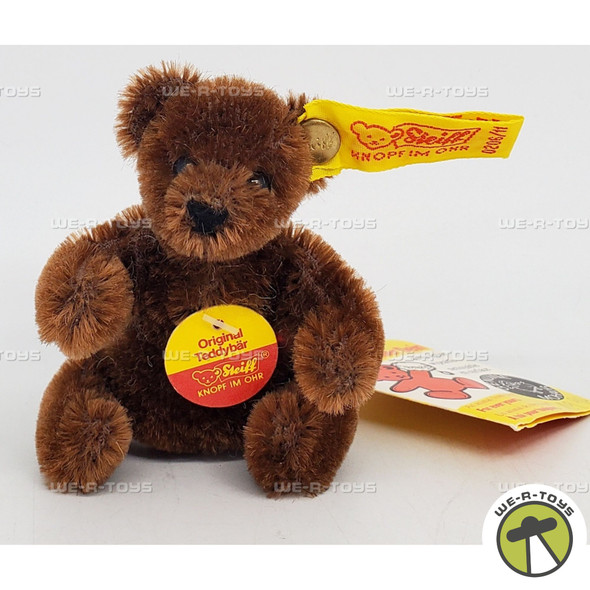 Steiff Original Teddy Bear Brown 3 1/2 Inches Tall