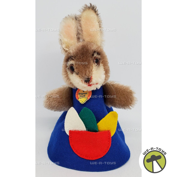 Steiff Vintage 1960's Easter Bunny Mohair Puppet 3174/15