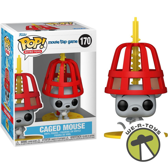 Funko Pop Retro Games Mouse Trap Caged Mouse Vinyl Figure #170