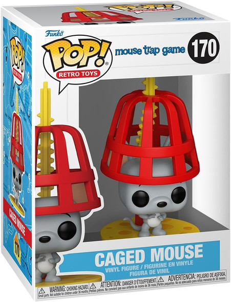 Funko Pop Retro Games Mouse Trap Caged Mouse Vinyl Figure #170