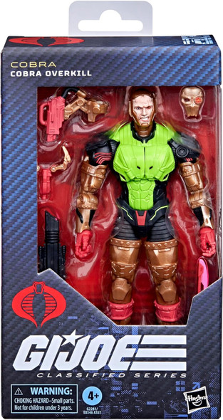 G.I. Joe Classified Series #201 Cobra Overkill 6-Inch Action Figure