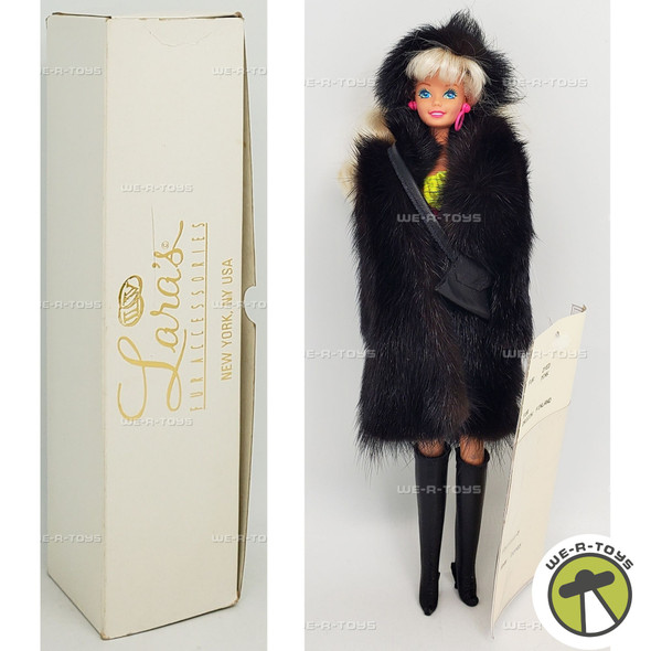 Barbie Doll in Lara's Fur Accessories New York, NY USA in Ranch Mink Coat